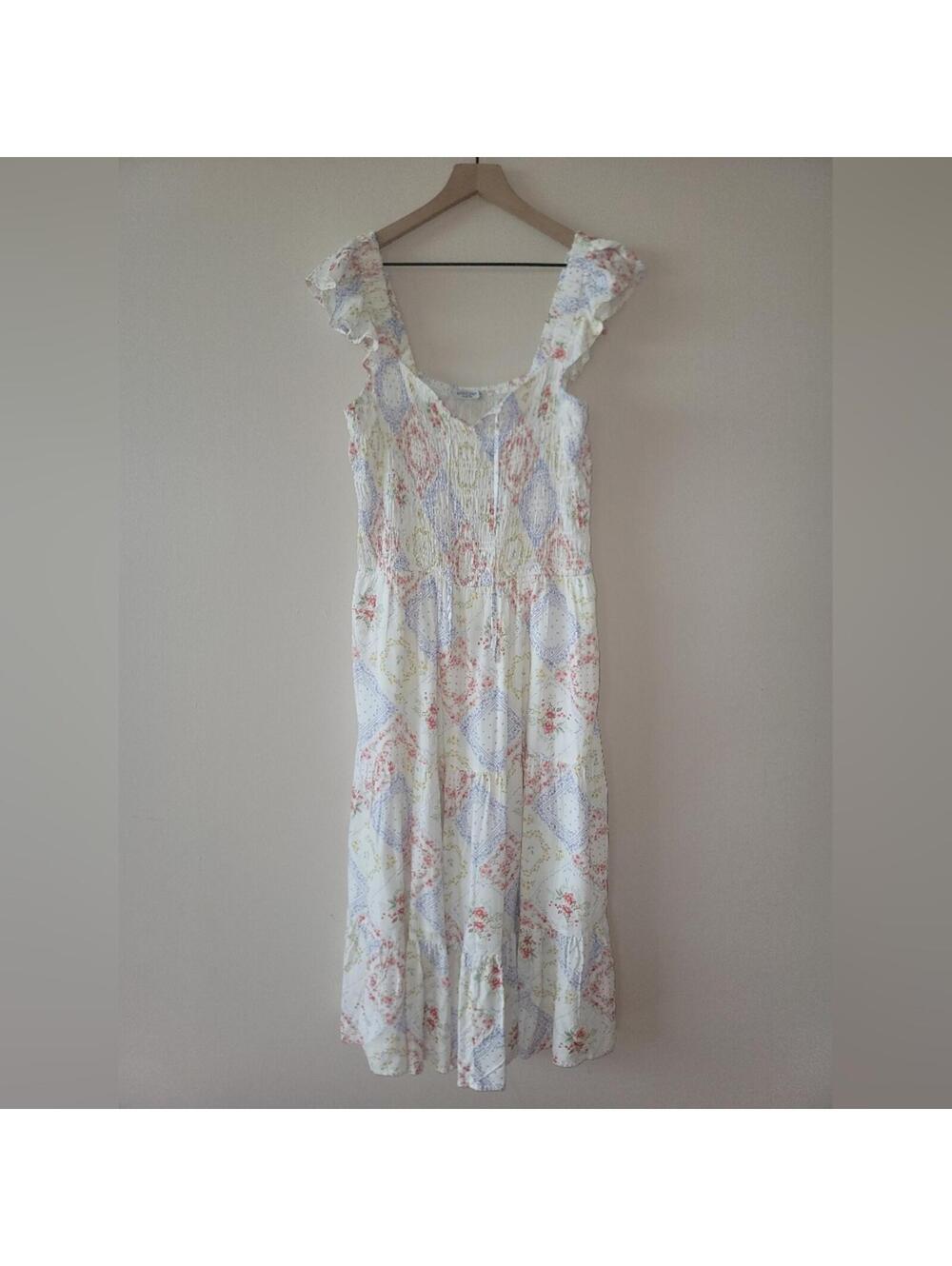 Arizona Jean Company Floral Patchwork Dress - Multicolor NWT